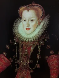 Full-length Portrait of Anne of Austria (1573-1598) (detail)